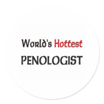 Worlds Hottest Penologist stickers
