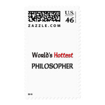 Worlds Hottest Philosopher postage