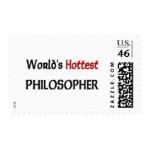 Worlds Hottest Philosopher postage