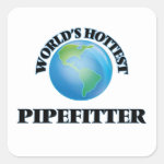 World's Hottest Pipefitter Sticker World's Hottest Pipefitter Sticker