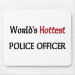 Worlds Hottest Police Officer Mouse Pad