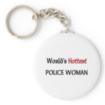 Worlds Hottest Police Woman Key Chains