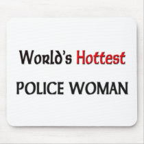 Worlds Hottest Police Woman Mouse Mats