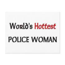 Worlds Hottest Police Woman Post Card