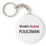 Worlds Hottest Policeman Keychains
