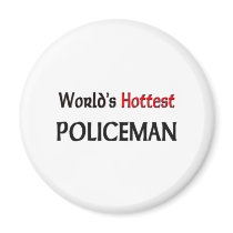 Worlds Hottest Policeman magnets