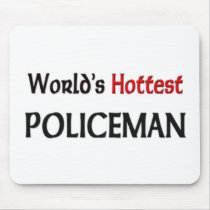 Worlds Hottest Policeman mousepads