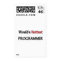 Worlds Hottest Programmer postage