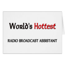 Worlds Hottest Radio Broadcast Assistant Cards