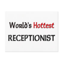 Worlds Hottest Receptionist postcards