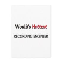 Worlds Hottest Recording Engineer Post Card
