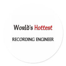 Worlds Hottest Recording Engineer Sticker
