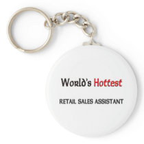 Worlds Hottest Retail Sales Assistant Keychains