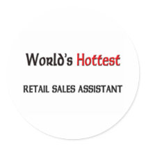Worlds Hottest Retail Sales Assistant Sticker