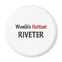 Worlds Hottest Riveter magnets by tshirtshirts Worlds Hottest Riveter magnets