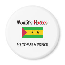 World's Hottest Sao Tomae & Principe magnets by flagshirt World's Hottest Sao Tomae & Principe magnets