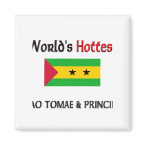 World's Hottest Sao Tomae & Principe magnets by flagshirt World's Hottest Sao Tomae & Principe magnets