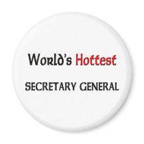 Worlds Hottest Secretary General magnets