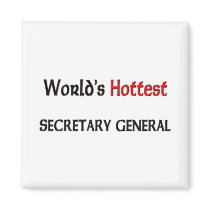 Worlds Hottest Secretary General magnets