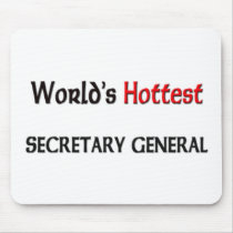 Worlds Hottest Secretary General mousepads