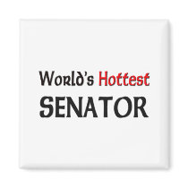Worlds Hottest Senator Fridge Magnets
