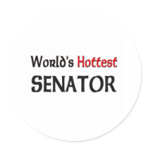 Worlds Hottest Senator stickers