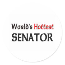Worlds Hottest Senator stickers