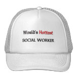 Worlds Hottest Social Worker Mesh Hat