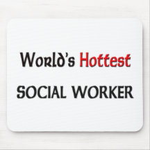 Worlds Hottest Social Worker Mouse Mats