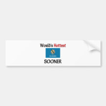 World's Hottest Sooner Bumper Stickers