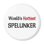 Worlds Hottest Spelunker Fridge Magnets