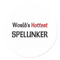 Worlds Hottest Spelunker stickers