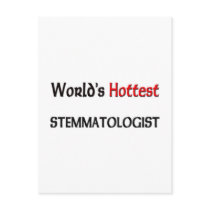 Worlds Hottest Stemmatologist postcards