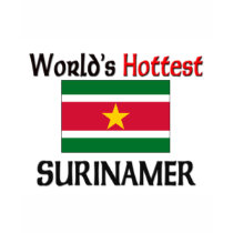 World's Hottest Surinamer t-shirts by flagshirt World's Hottest Surinamer t-shirts
