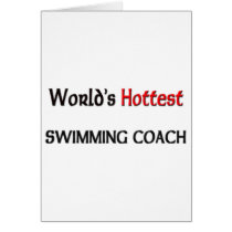 Worlds Hottest Swimming Coach cards by tshirtshirts Worlds Hottest Swimming Coach cards