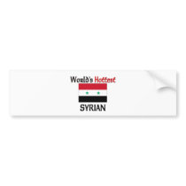 World's Hottest Syrian Bumper Sticker