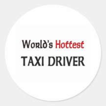World's Hottest Taxi Driver Sticker