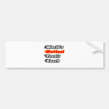 World's Hottest Tennis Coach Bumper Sticker