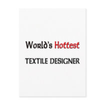 World's Hottest Textile Designer postcards by tshirtshirts World's Hottest Textile Designer postcards