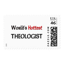 World's Hottest Theologist postage by tshirtshirts World's Hottest Theologist postage