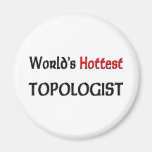 World's Hottest Topologist Refrigerator Magnet