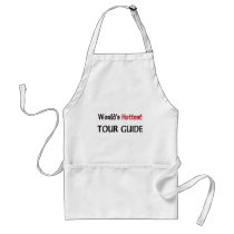 World's Hottest Tour Guide aprons by tshirtshirts World's Hottest Tour Guide aprons