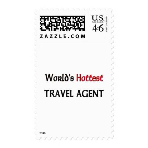 World's Hottest Travel Agent Stamp