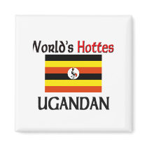 World's Hottest Ugandan magnets by flagshirt World's Hottest Ugandan magnets