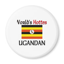World's Hottest Ugandan magnets by flagshirt World's Hottest Ugandan magnets