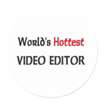 World's Hottest Video Editor stickers by tshirtshirts World's Hottest Video Editor stickers