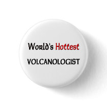 World's Hottest Volcanologist buttons
