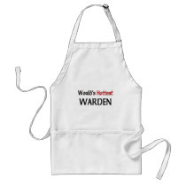 World's Hottest Warden aprons by tshirtshirts World's Hottest Warden aprons