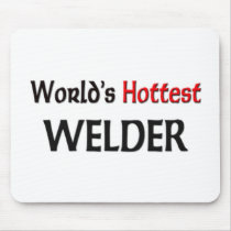 World's Hottest Welder Mouse Pad