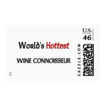 World's Hottest Wine Connoisseur postage